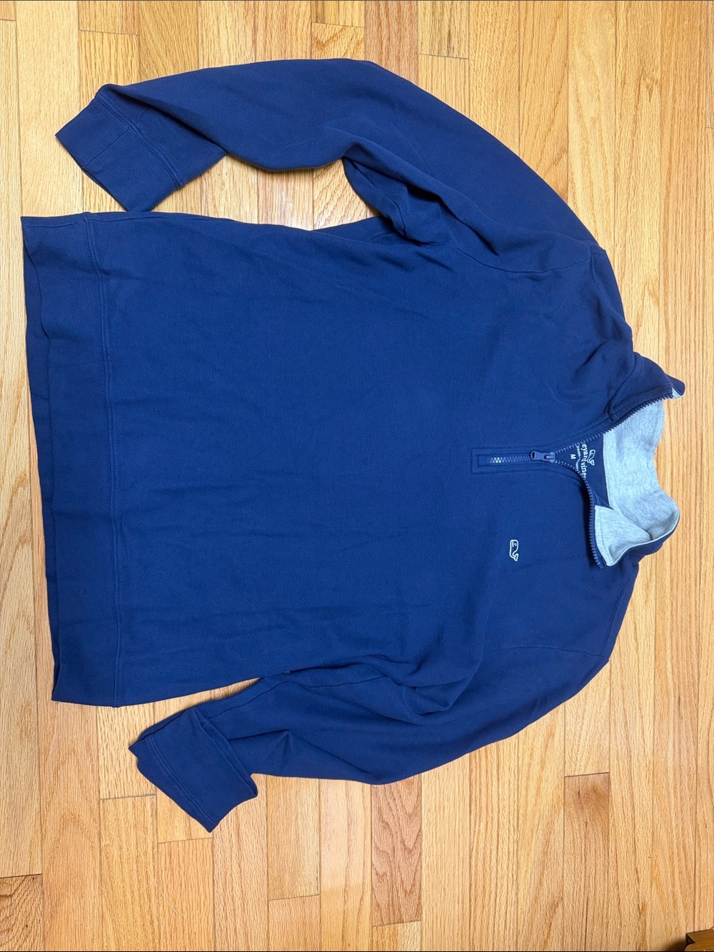 Vineyard Vines Men's Navy Blue Quarter-Zip Pullover